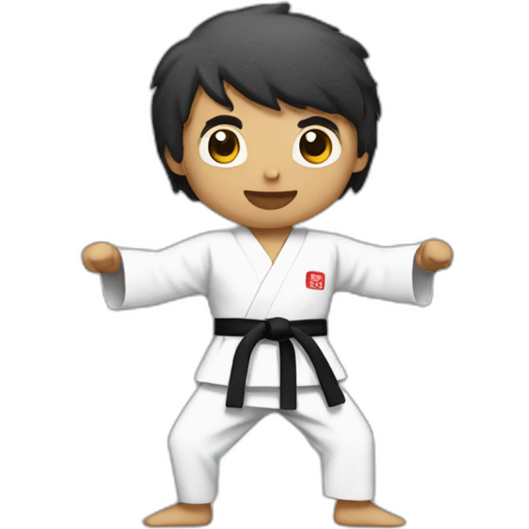 Karate man emoji