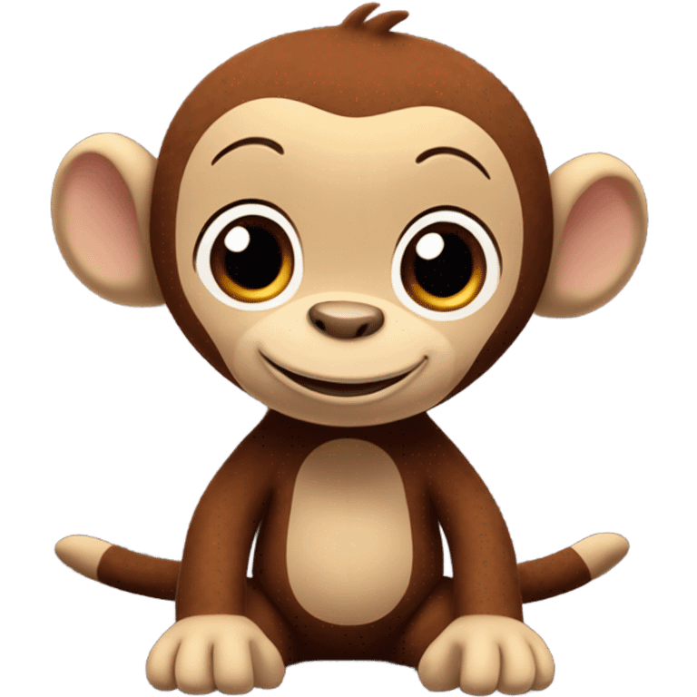 Curious george stuffed animal  emoji