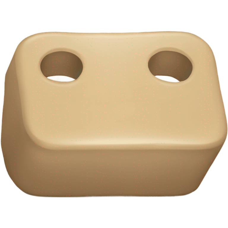 Beige weight emoji