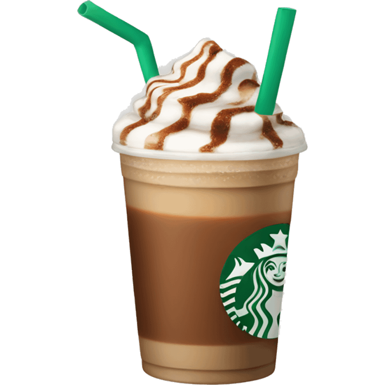 Cute Starbucks ice coffee for Christmas  emoji