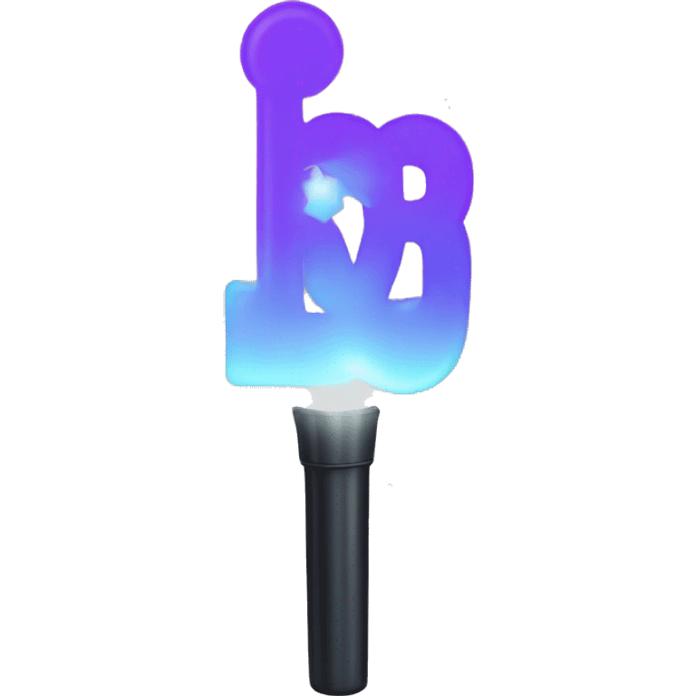 Korean K-pop group BTS lightstick emoji