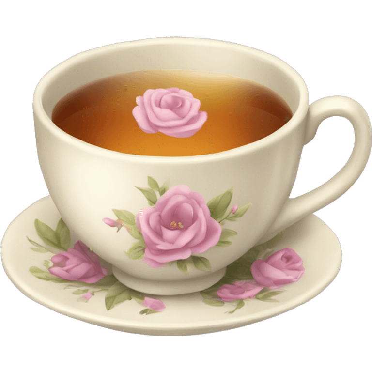 Pretty tea cup emoji