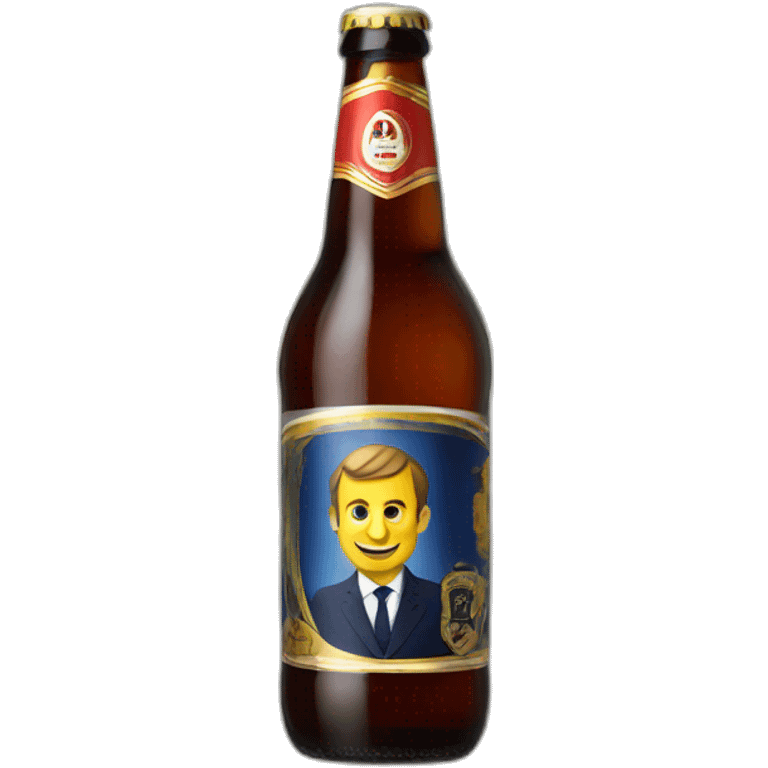 Macron bière emoji