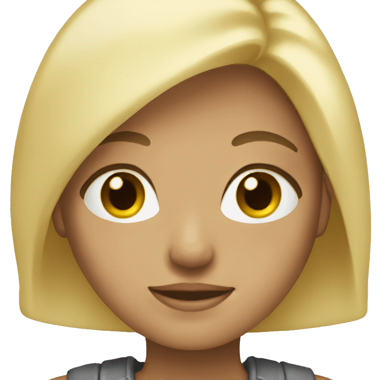 Blonde hair emoji