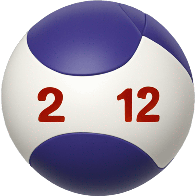 billiare ball number 12 emoji