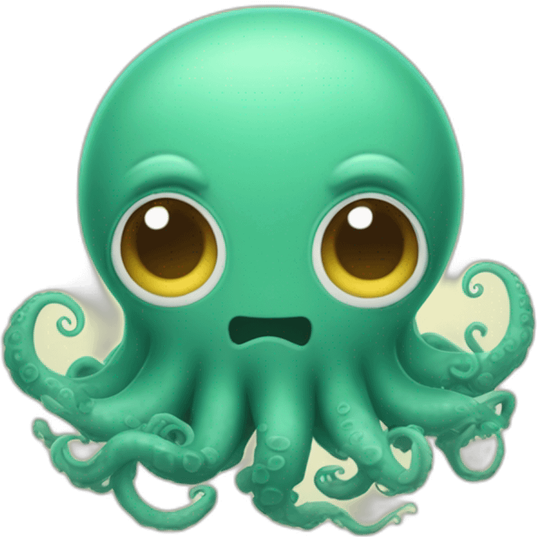 un kraken adorable qui s'est perdu emoji