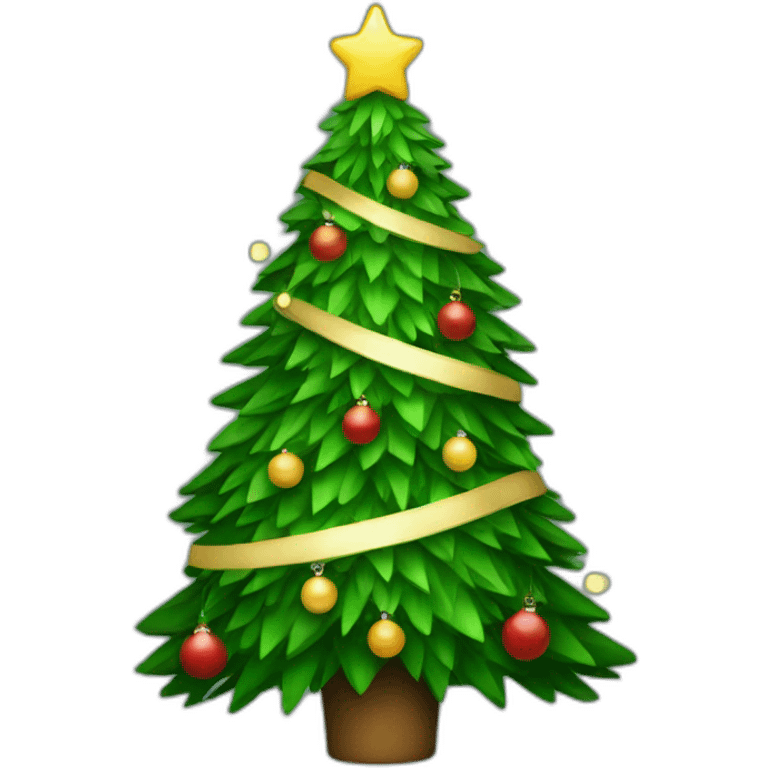 A Christmas tree  emoji