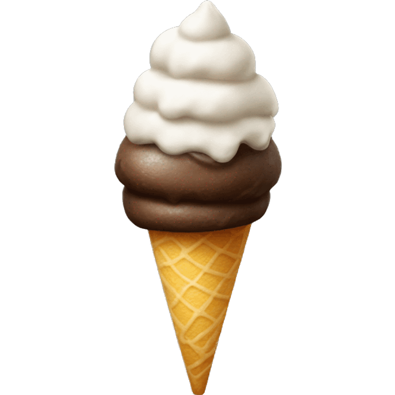 Realistic icecream emoji