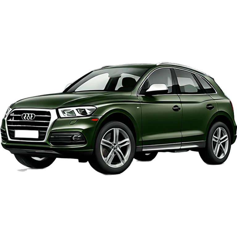 A hunting dull green Audi q5 full image  emoji