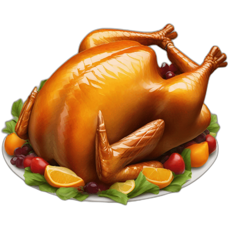 roasted turkey emoji