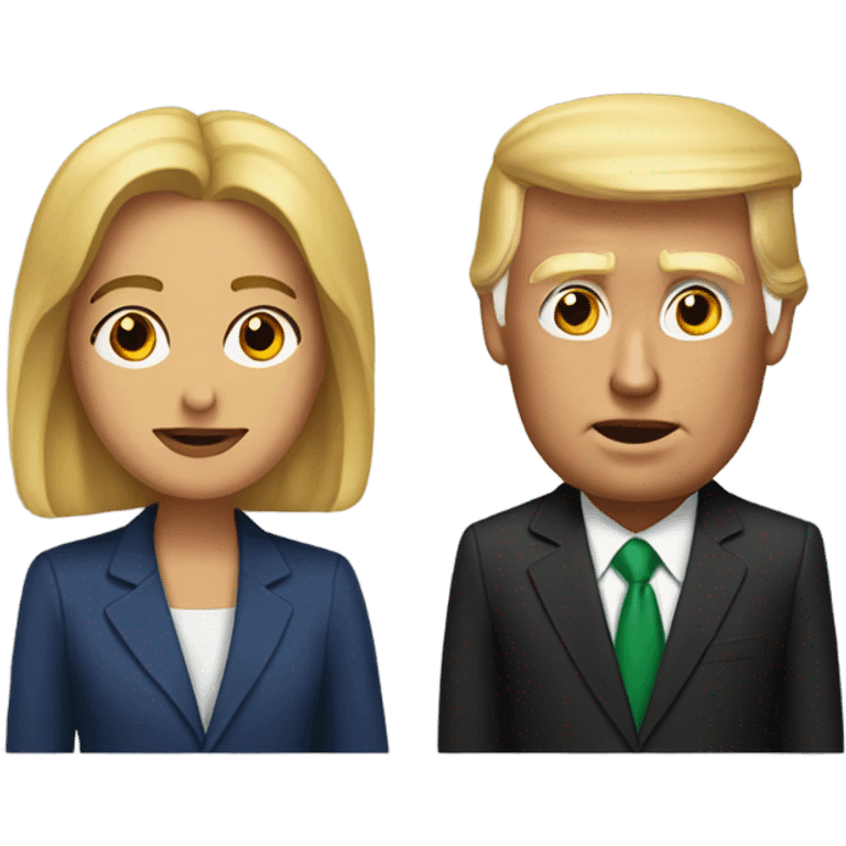 Trump and a Mexican emoji