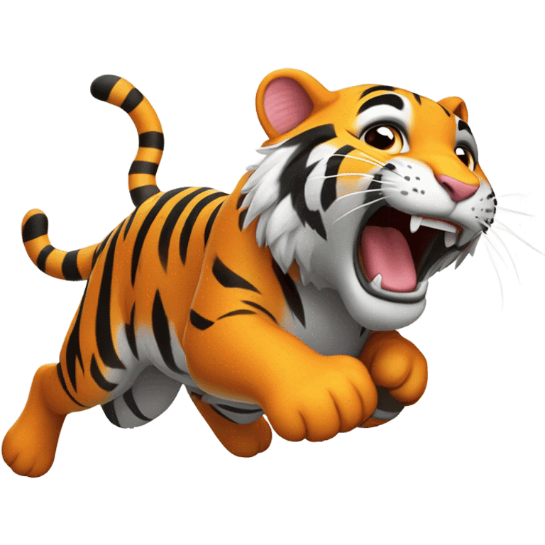 Dancing tiger  emoji