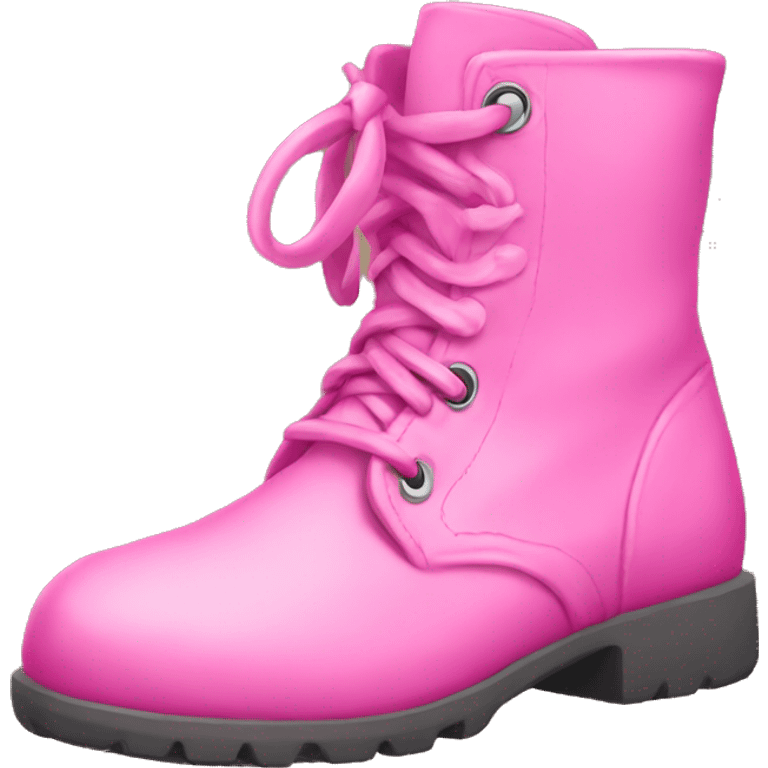 Pink boots  emoji