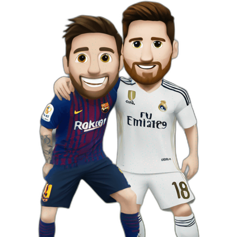 Messi en el real Madrid emoji