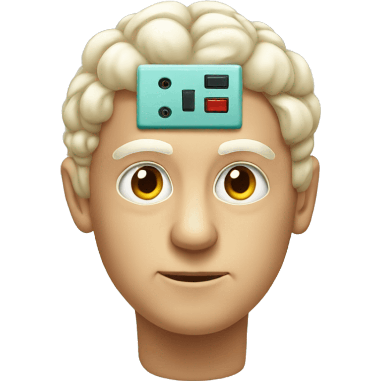 Turning off your brain with a switch emoji