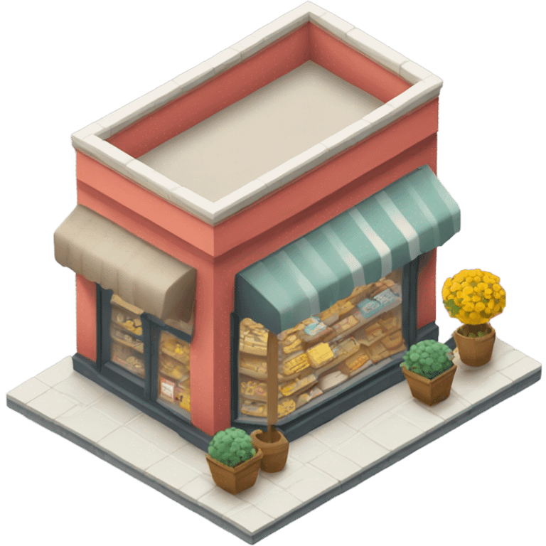 isometric shop emoji