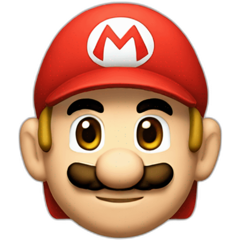 super mario with link's hat emoji