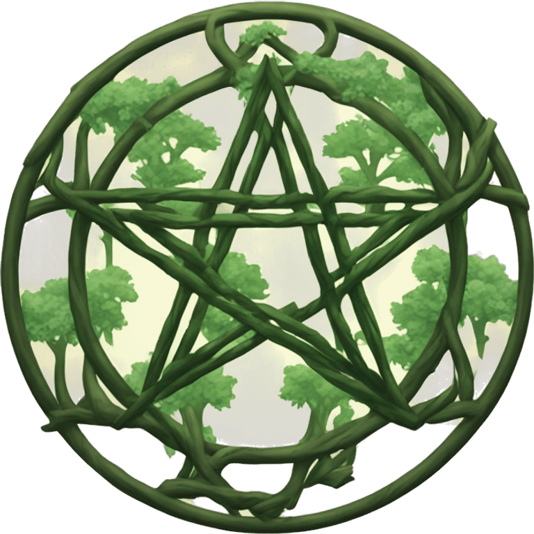 forest pentagram emoji