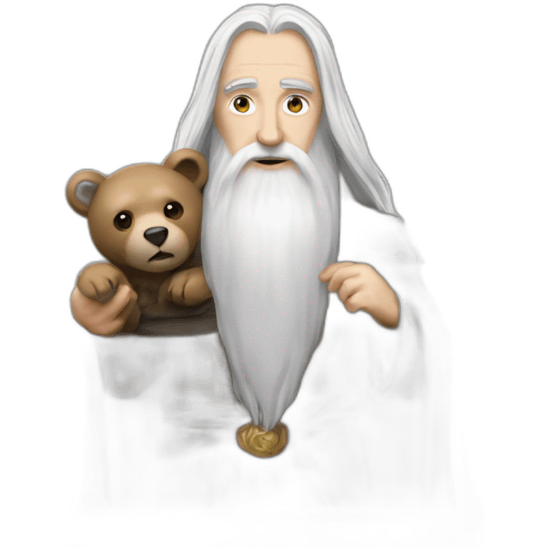 Saruman with bear emoji