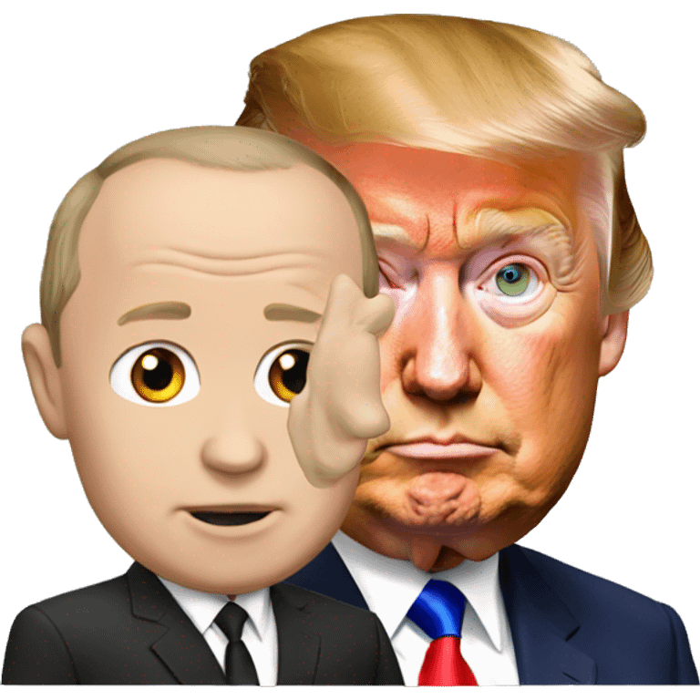 mix of putin and trump emoji