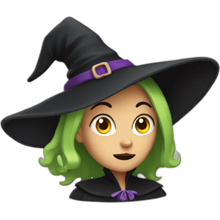 scary witch emoji