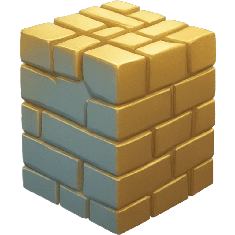 Golden brick block emoji