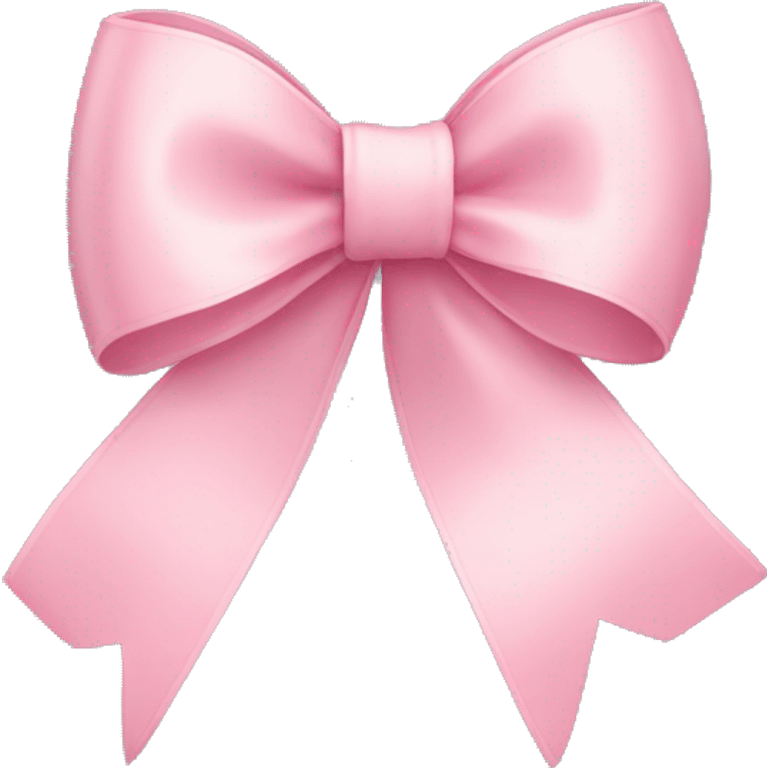 light pink ribbon bow emoji