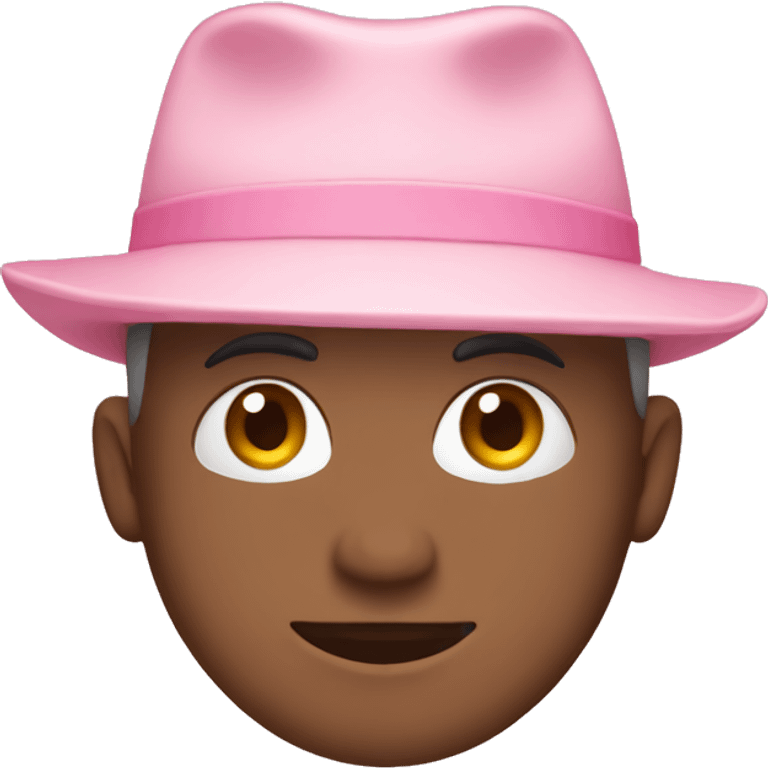 Light pink hat emoji