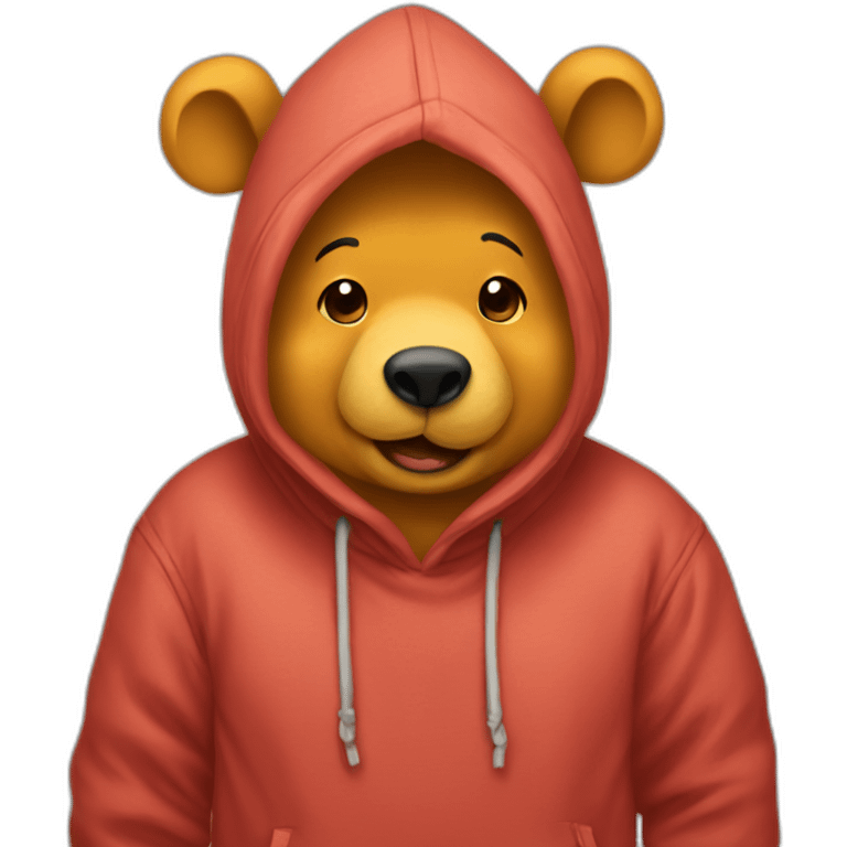 pooh-in-hoodie emoji