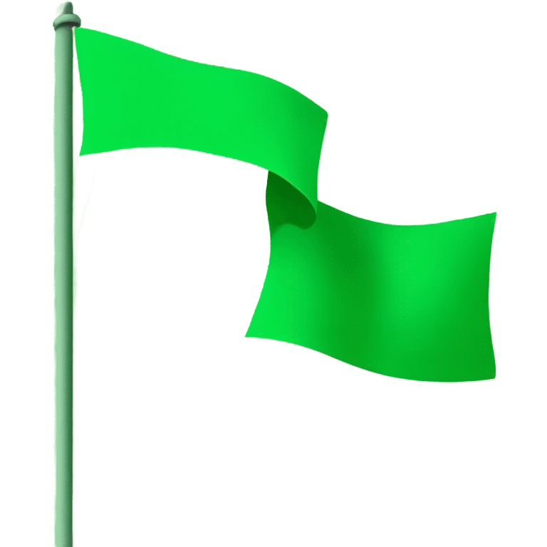 Green flag  emoji