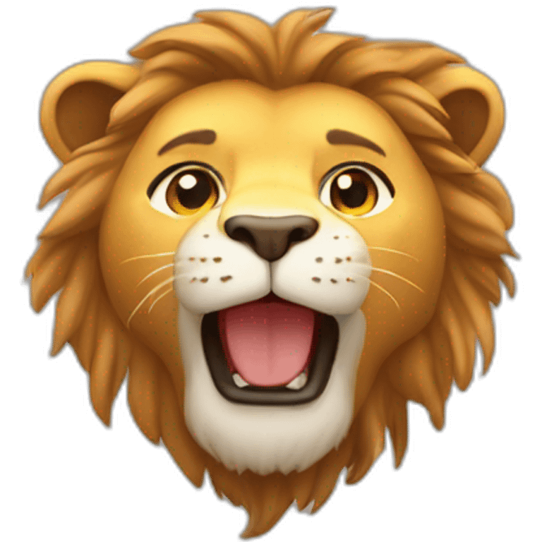 lion belly up emoji