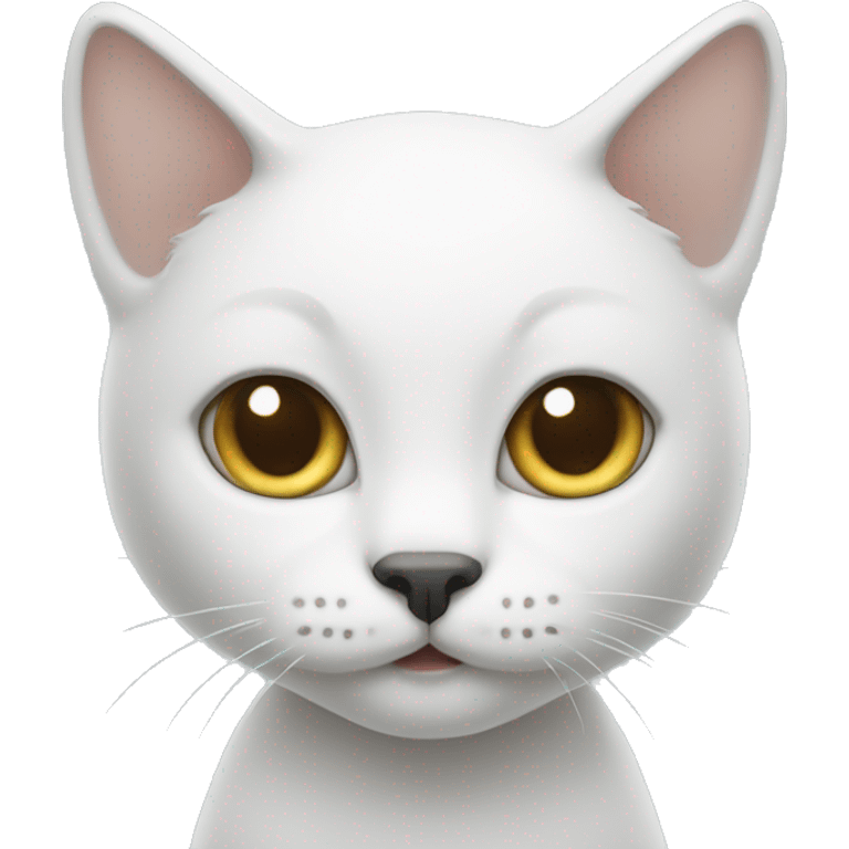 white humanoid cat emoji