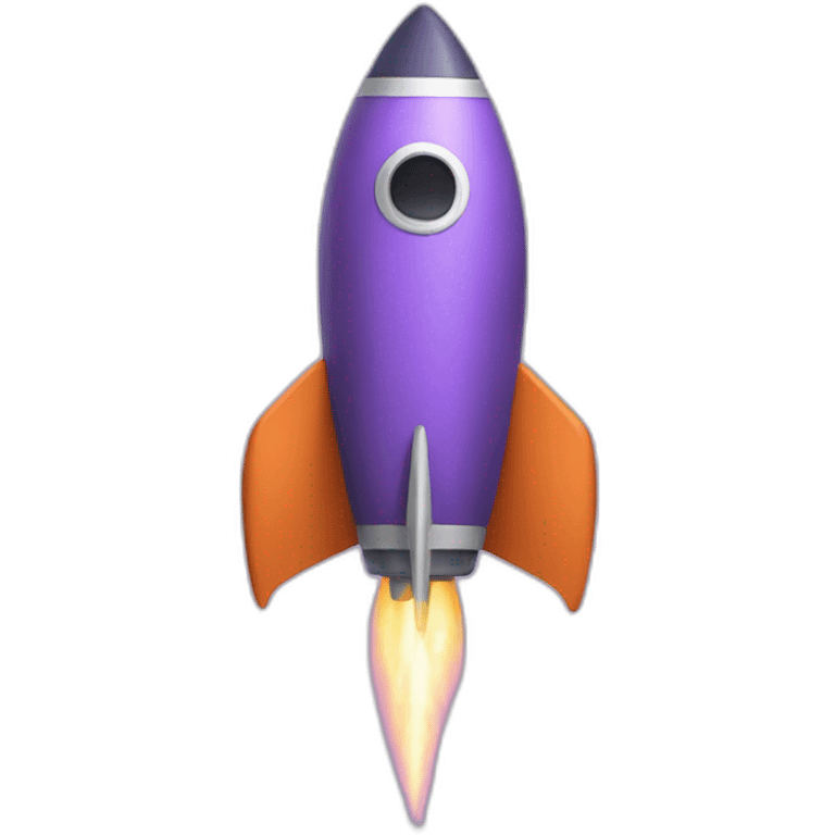 violet rocket emoji