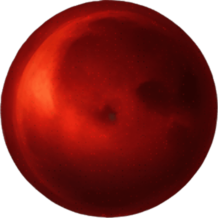 Blood moon emoji