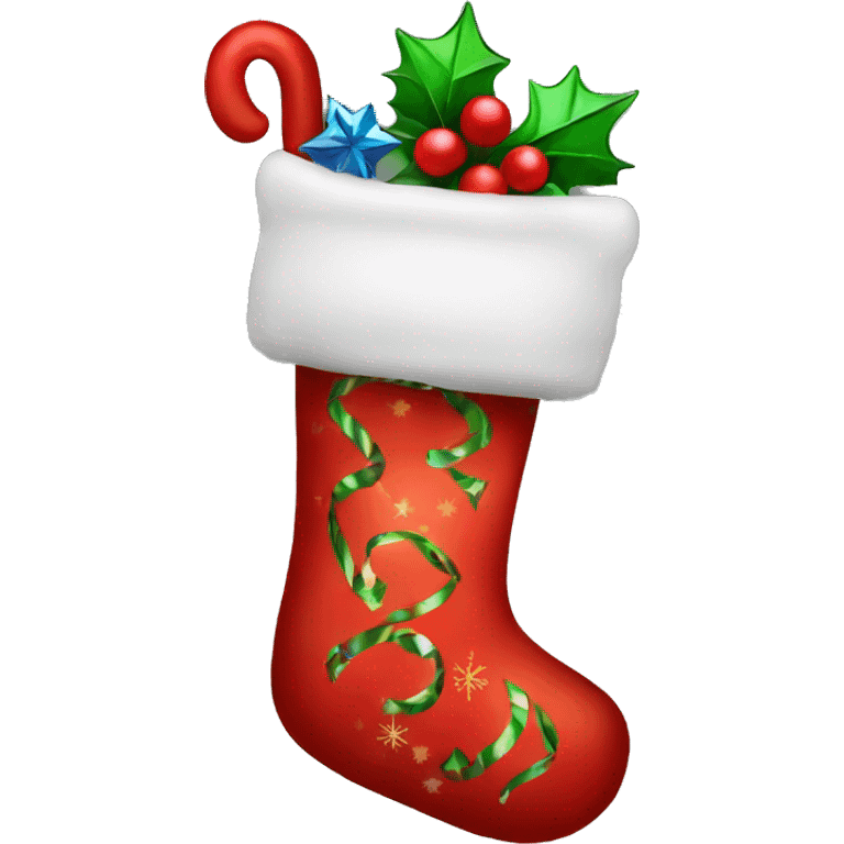 Christmas stocking emoji