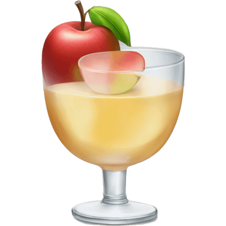 Mbappe drink cocktail of apple emoji