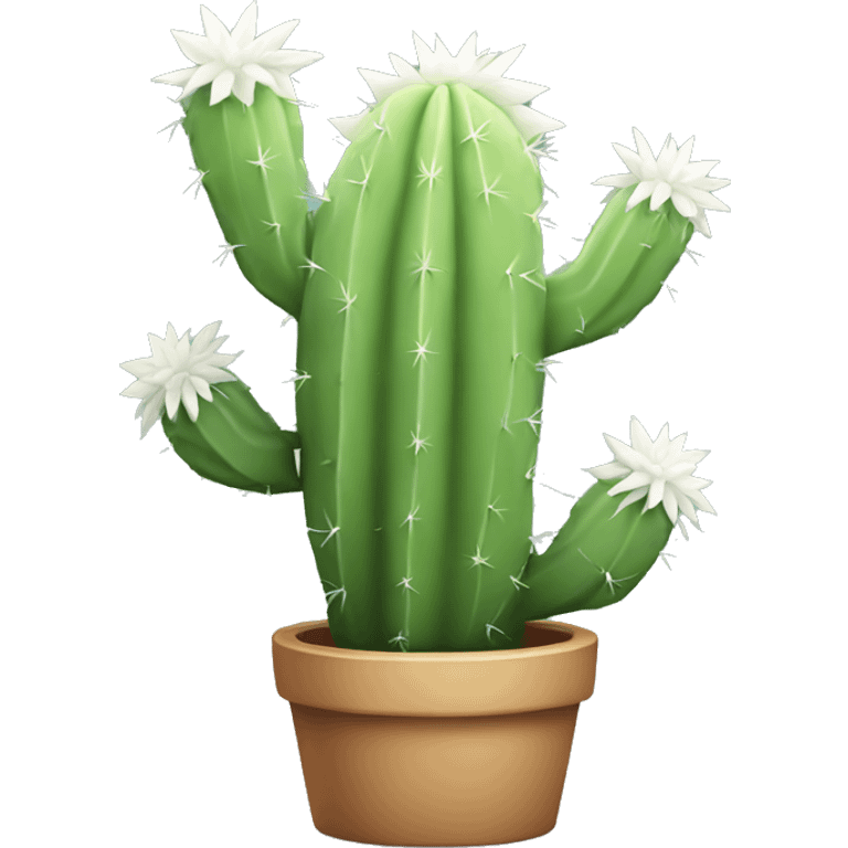 White cactus emoji