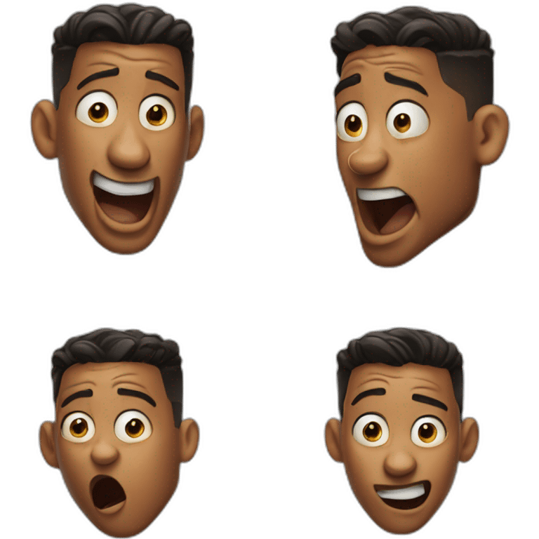 Happy shocked will smith emoji