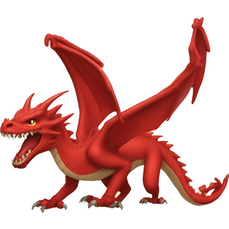 Dragón rojo emoji