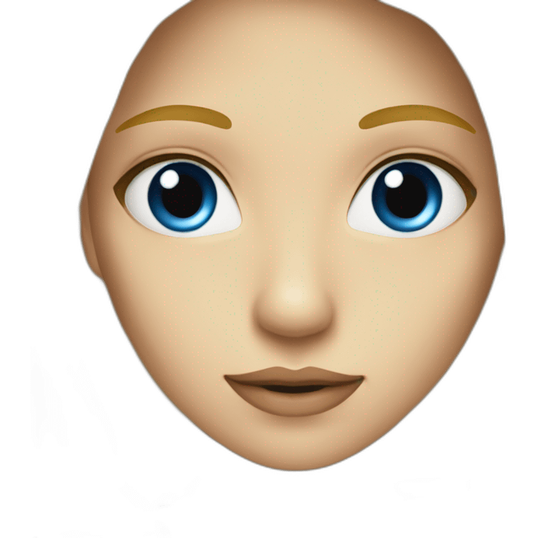 Un blond au yeux bleu emoji