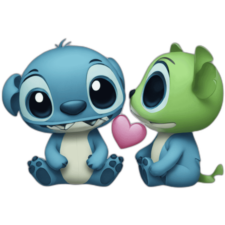 Stich love emoji