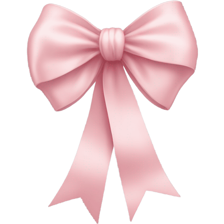 light pink ribbon emoji