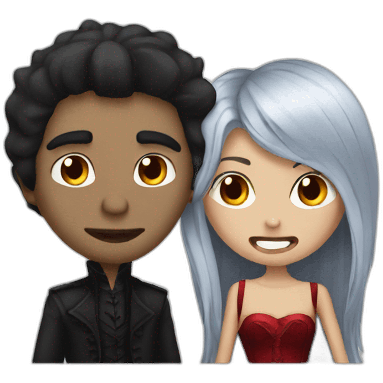 VAMPIRE BREAKUP WITH HIS GIRLFRIEND emoji