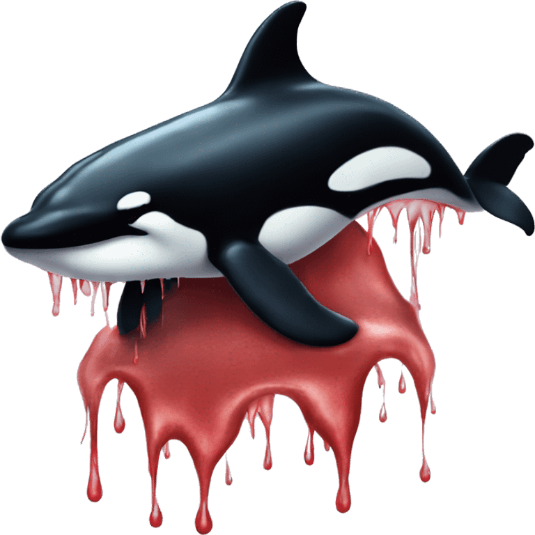 Bloodthirsty killer whale emoji