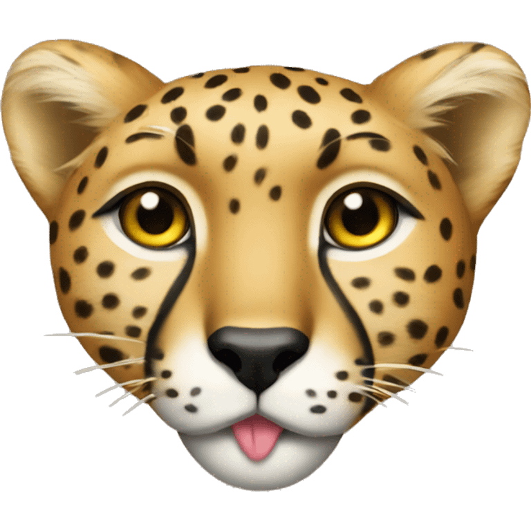 cheetah heart emoji