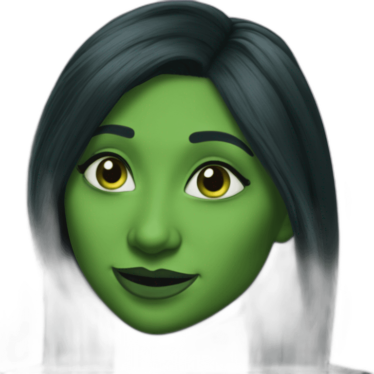 Elphaba wicked cynthia erivo black hair emoji