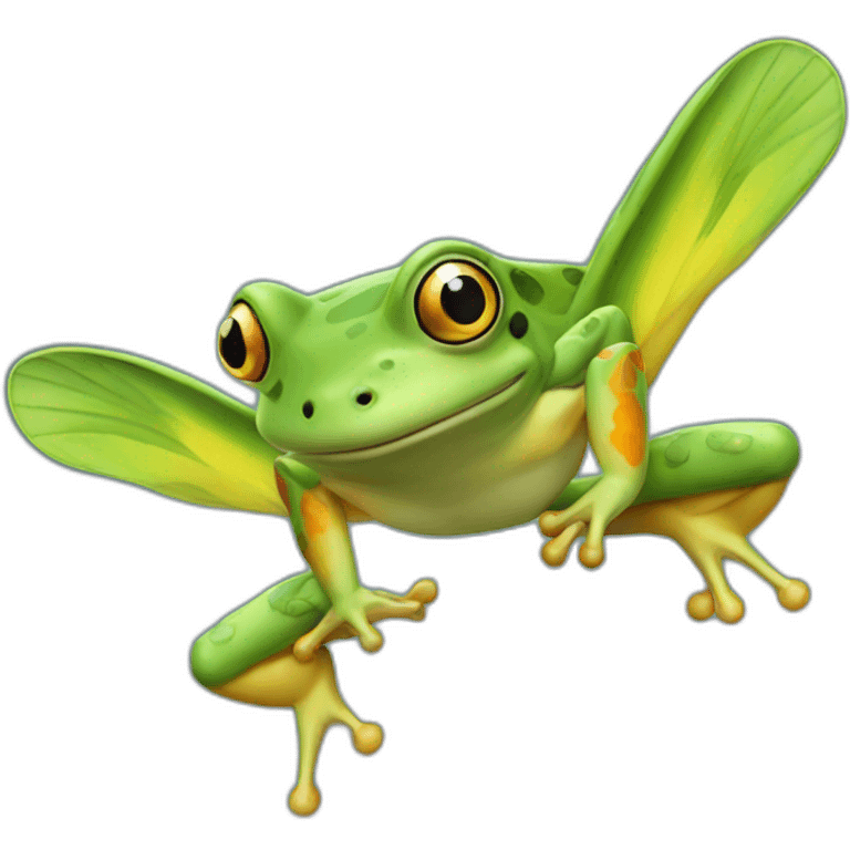 flying frog emoji