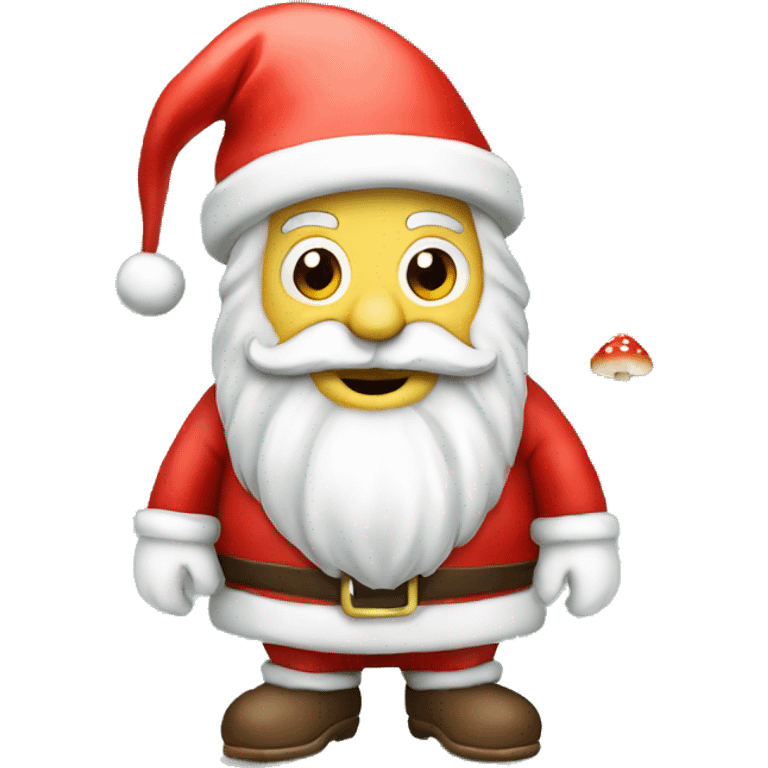 Santa with amanita  emoji