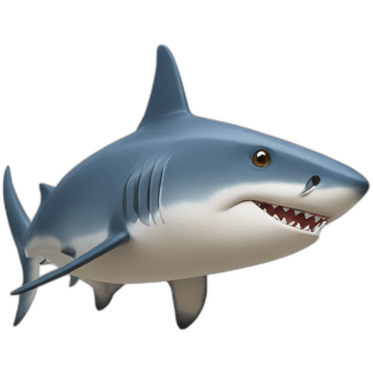 Une requin poulet emoji