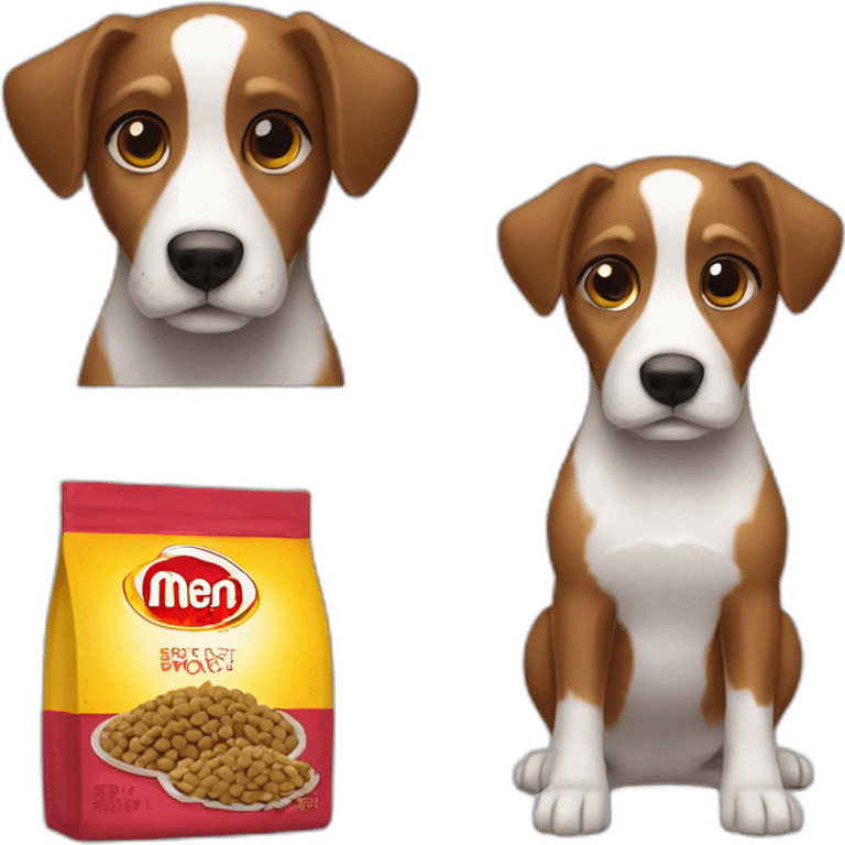 Bags of dog food on sale emoji